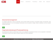 Tablet Screenshot of cob.de
